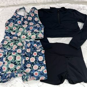 Qty 2 dance / workout outfits little girls